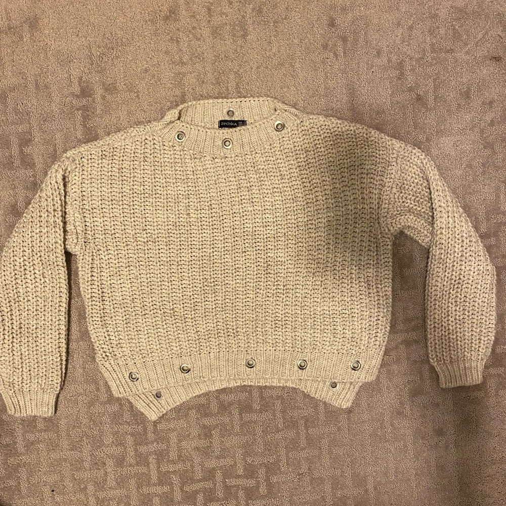 Women’s Large Cropped Turkish Sweater